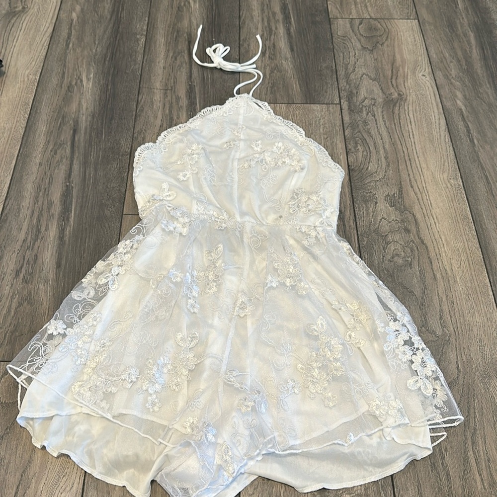 Lucy in the Sky Halter Romper. NWT